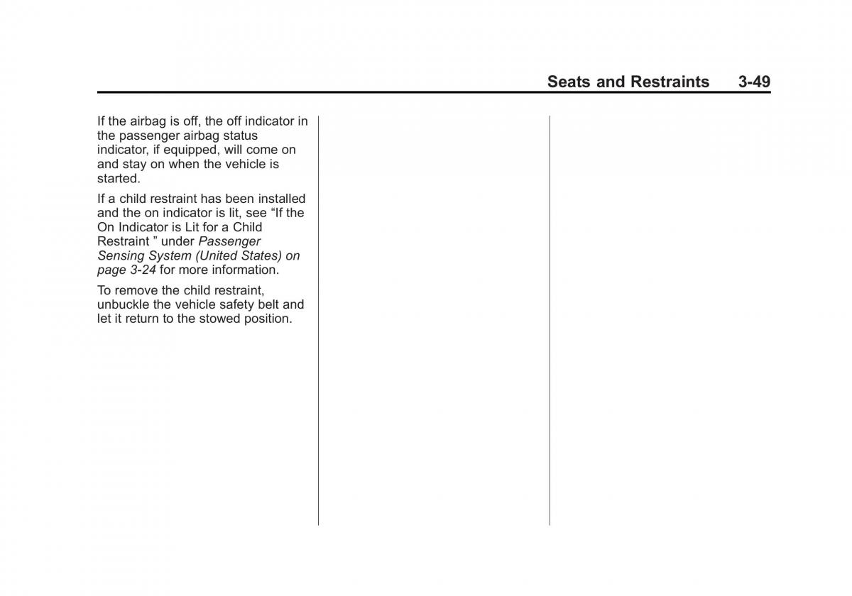 Chevrolet Captiva owners manual / page 93