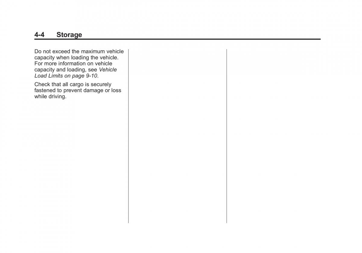 Chevrolet Captiva owners manual / page 98