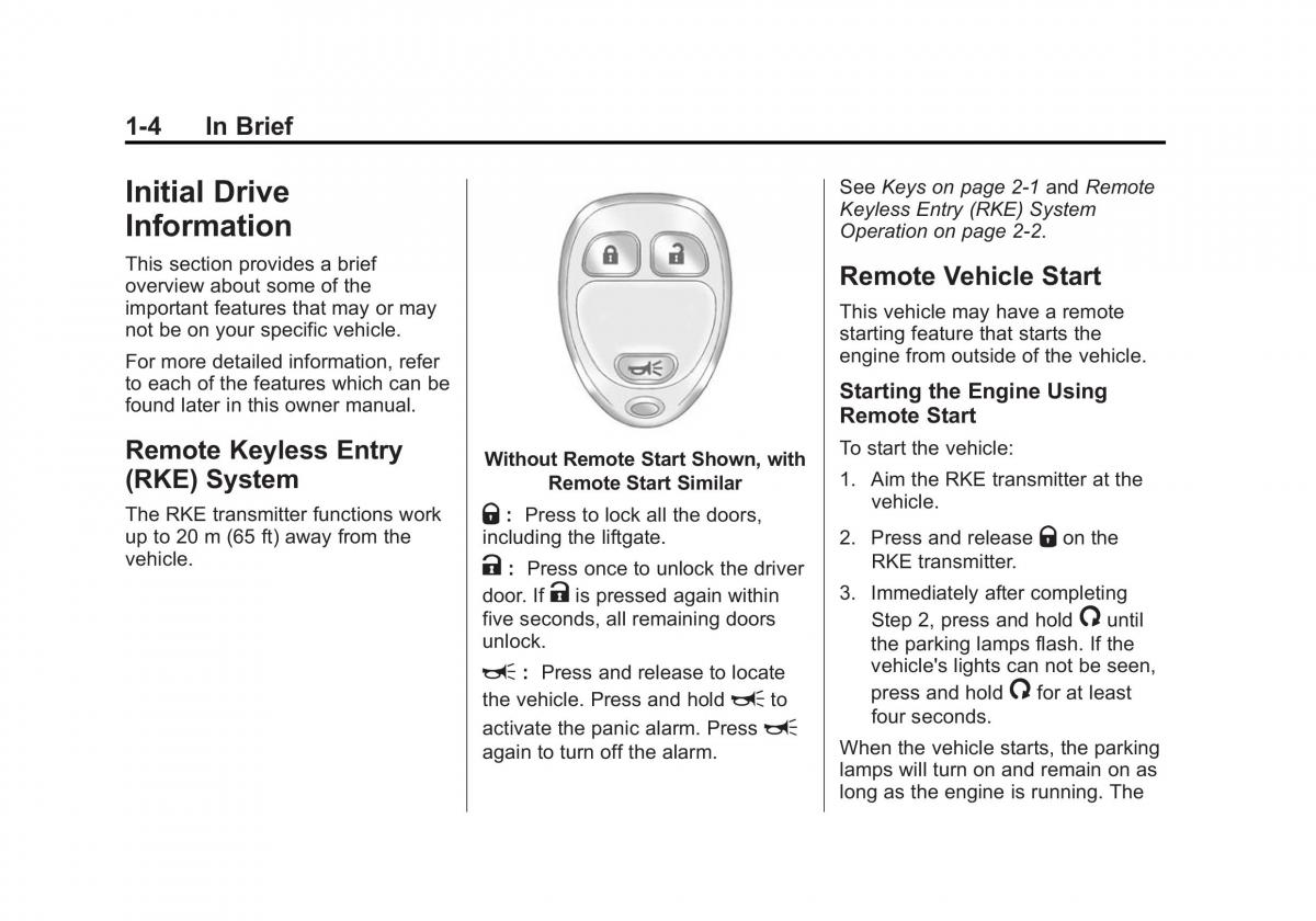 Chevrolet Captiva owners manual / page 10