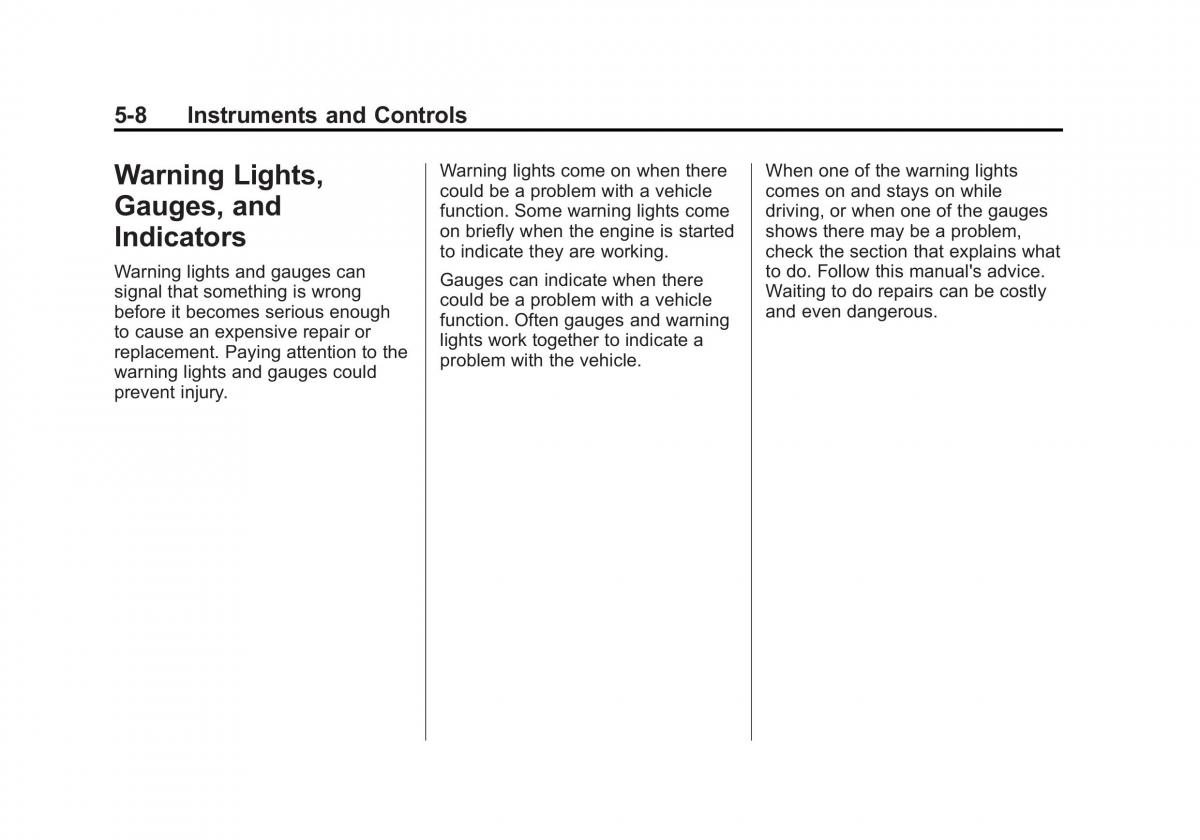 Chevrolet Captiva owners manual / page 106