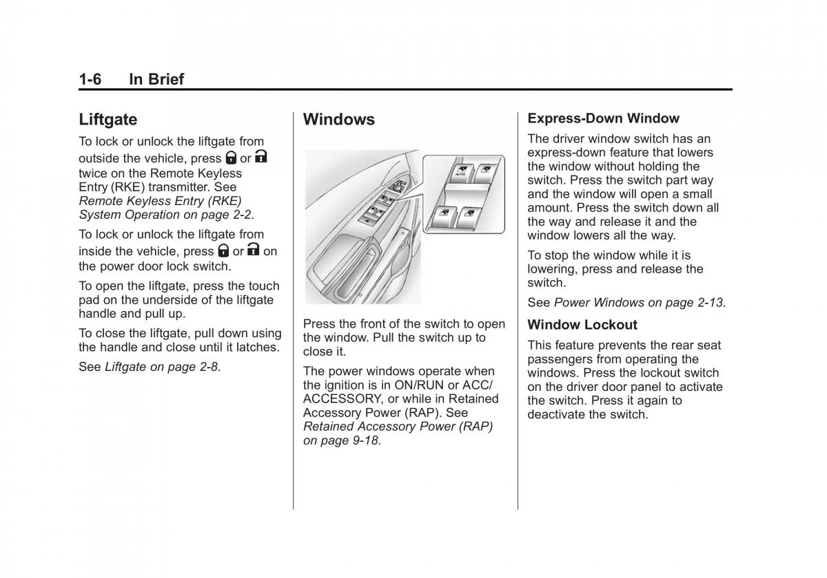 Chevrolet Captiva owners manual / page 12