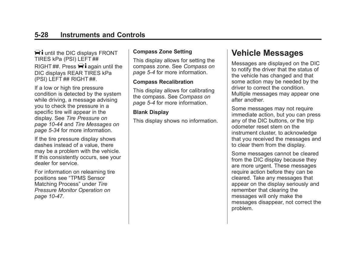 Chevrolet Captiva owners manual / page 126