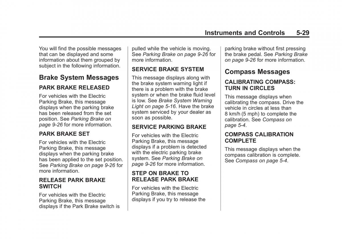 Chevrolet Captiva owners manual / page 127