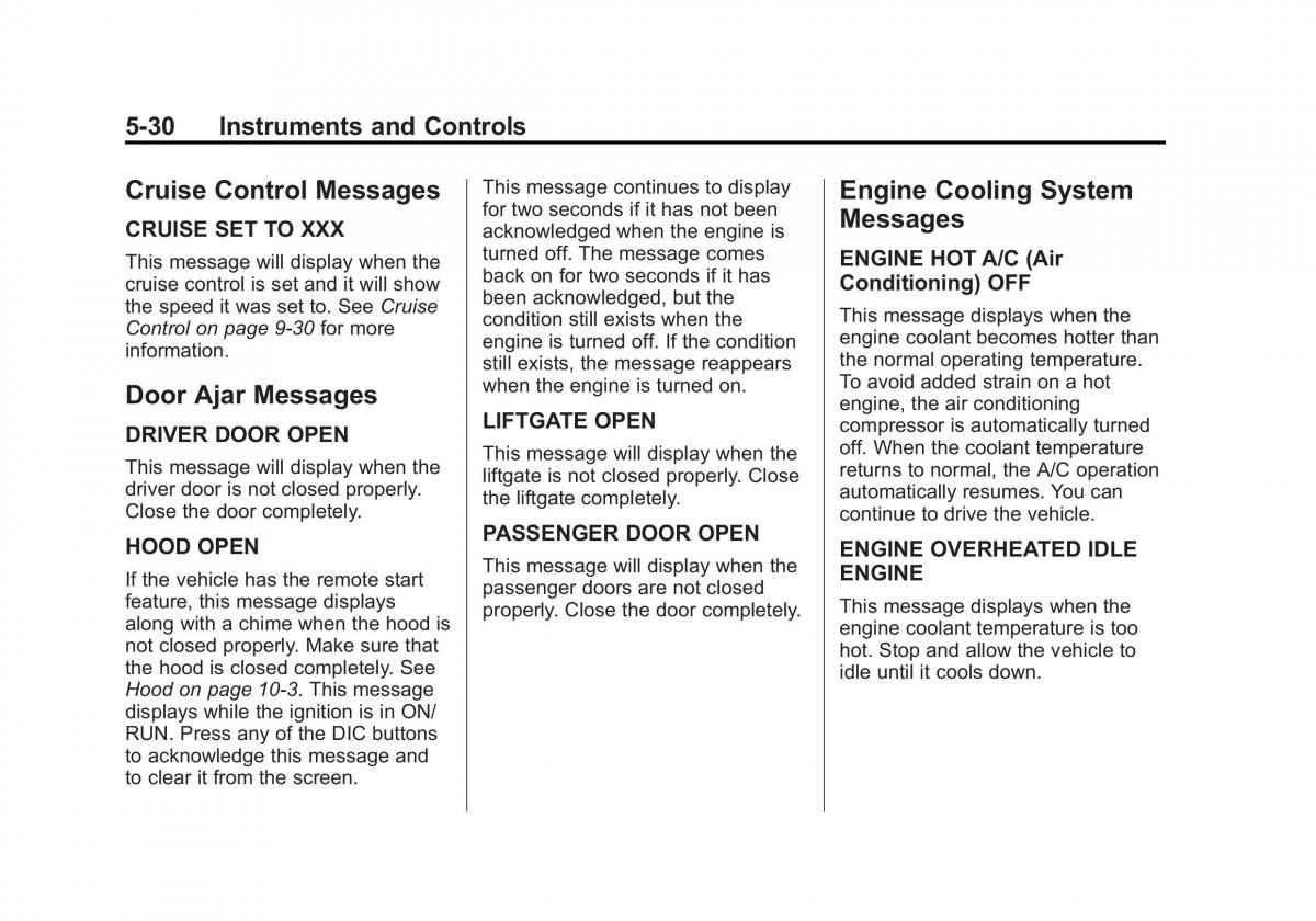 Chevrolet Captiva owners manual / page 128