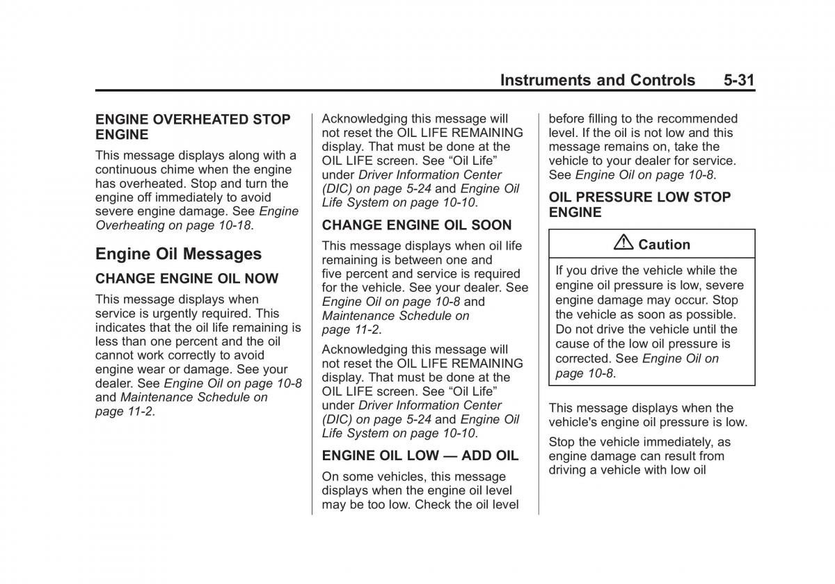 Chevrolet Captiva owners manual / page 129