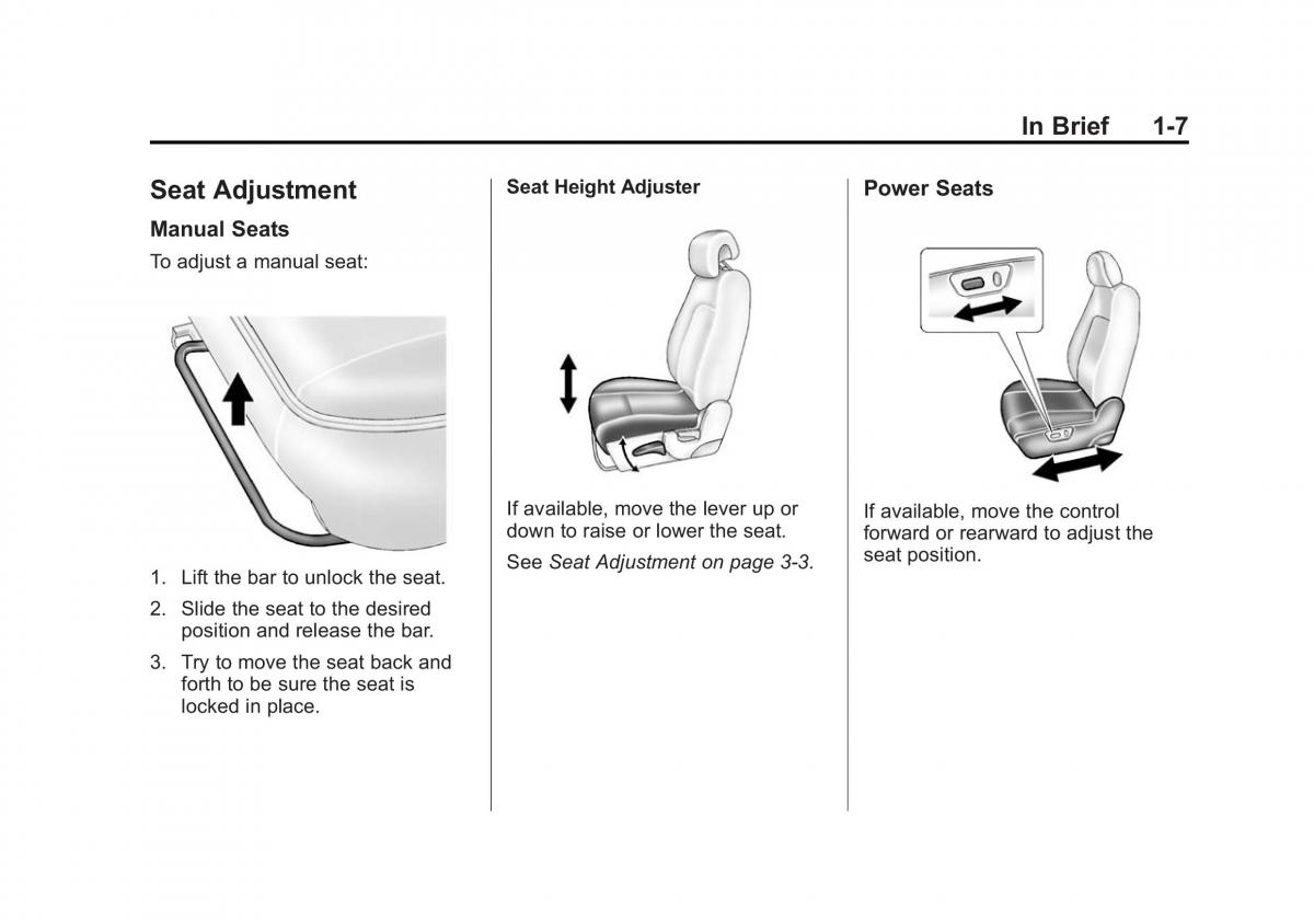 Chevrolet Captiva owners manual / page 13