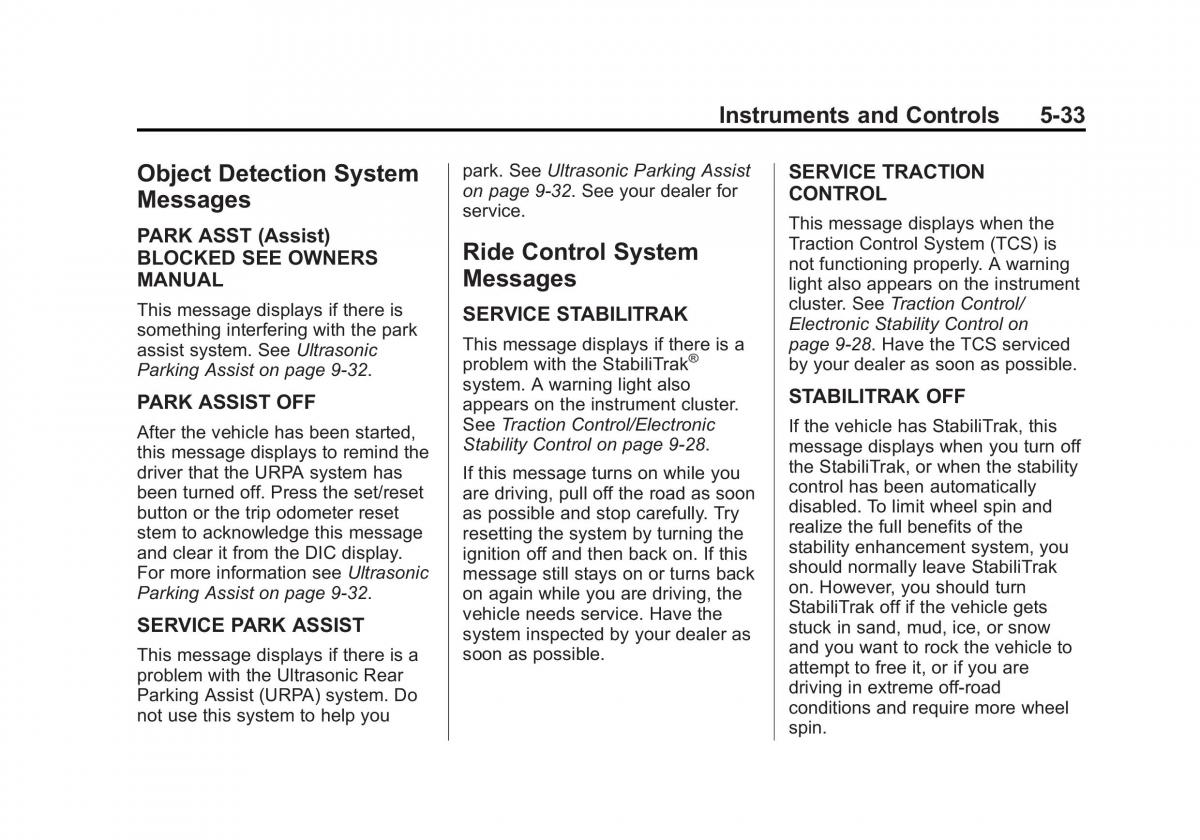 Chevrolet Captiva owners manual / page 131