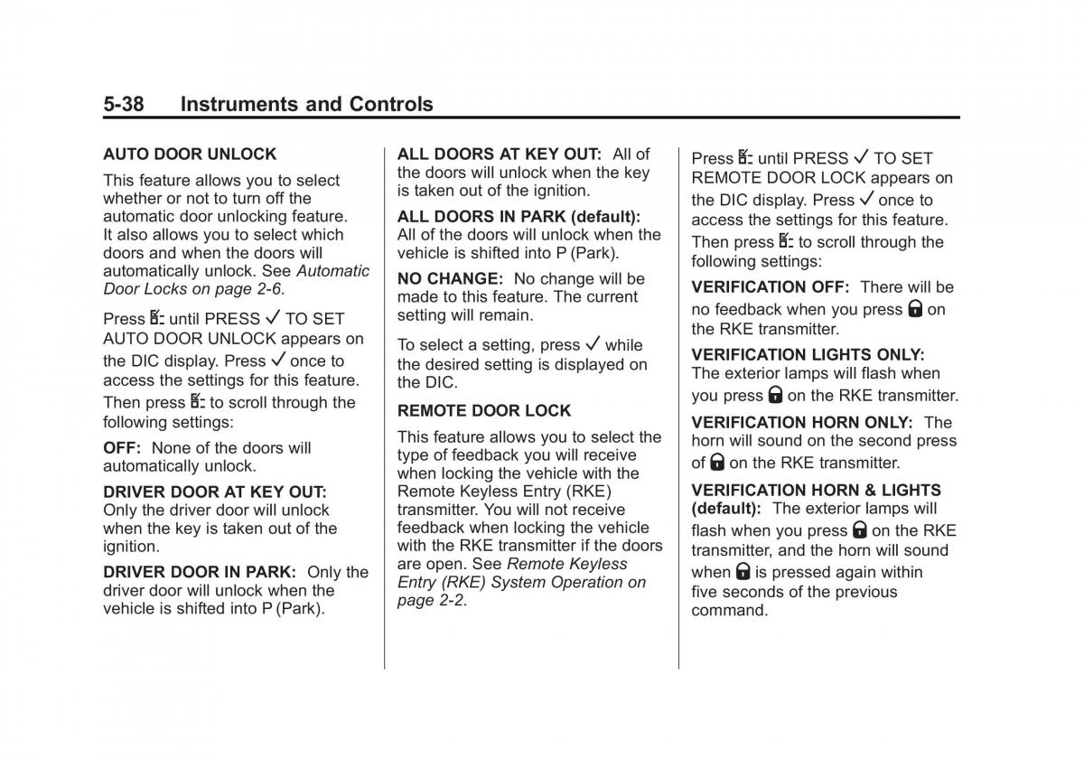 Chevrolet Captiva owners manual / page 136