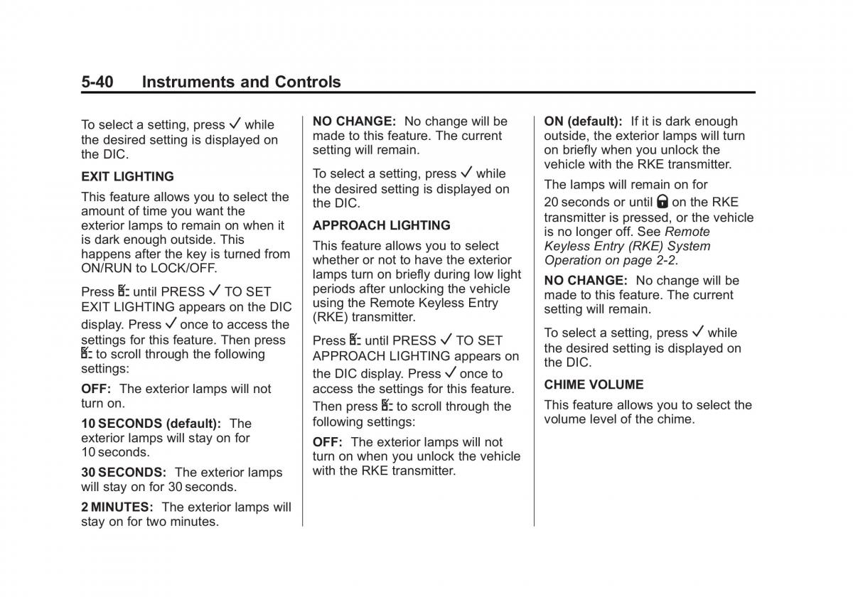 Chevrolet Captiva owners manual / page 138