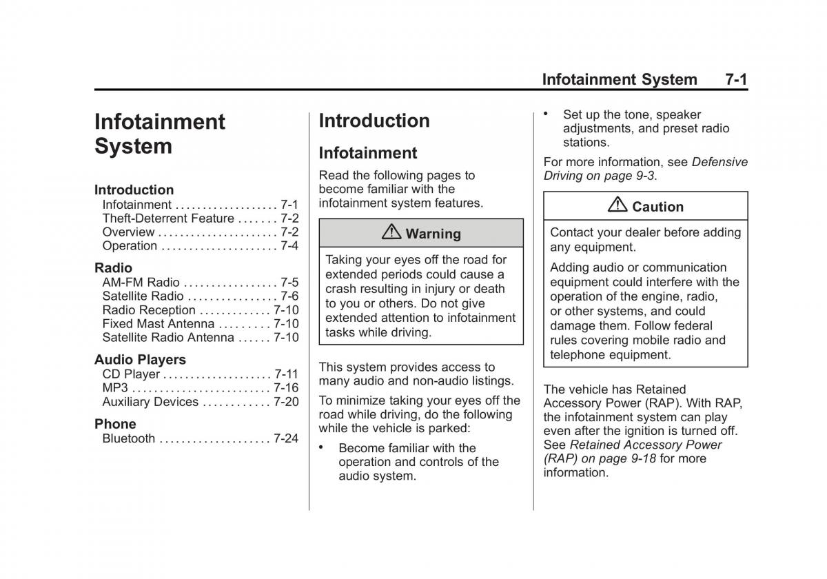 Chevrolet Captiva owners manual / page 151