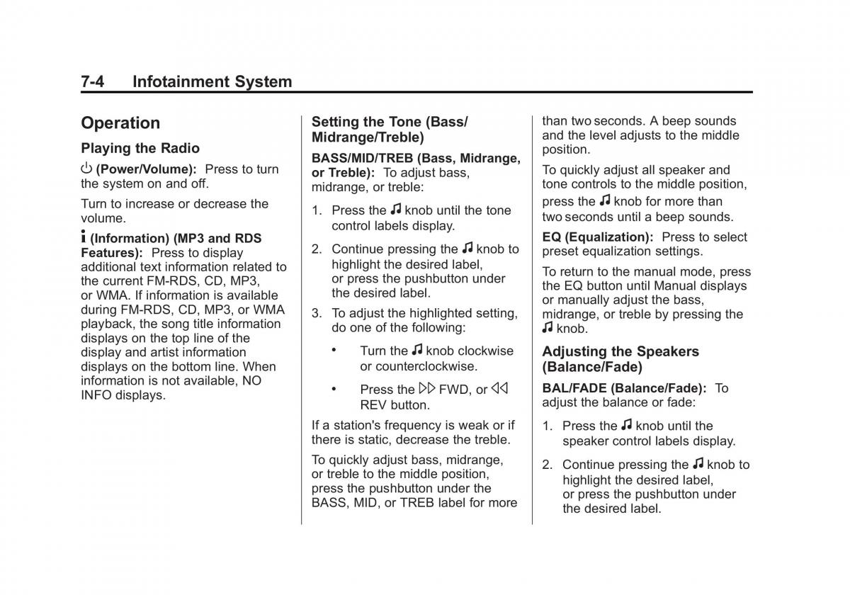 Chevrolet Captiva owners manual / page 154