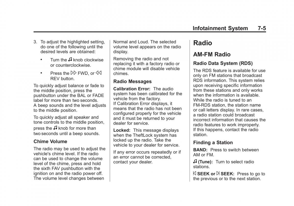 Chevrolet Captiva owners manual / page 155