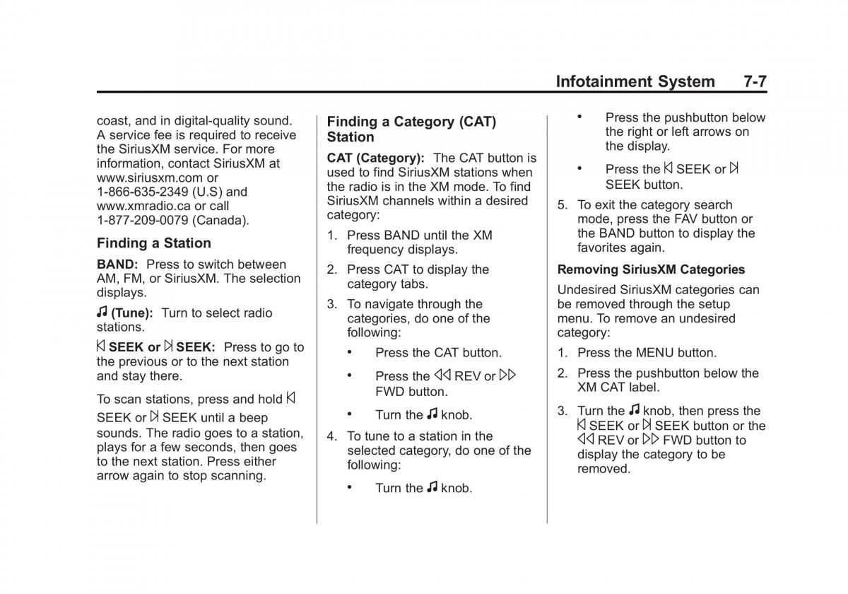 Chevrolet Captiva owners manual / page 157