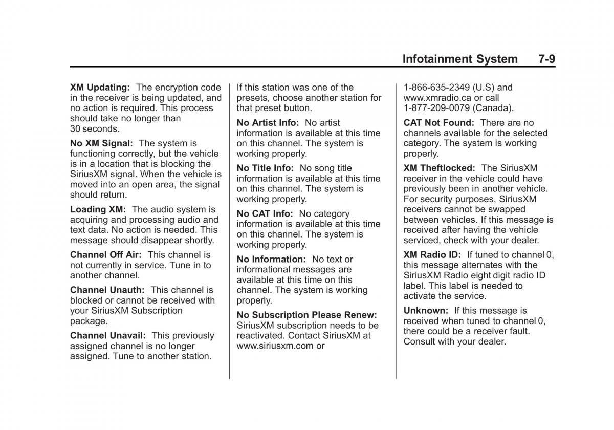 Chevrolet Captiva owners manual / page 159