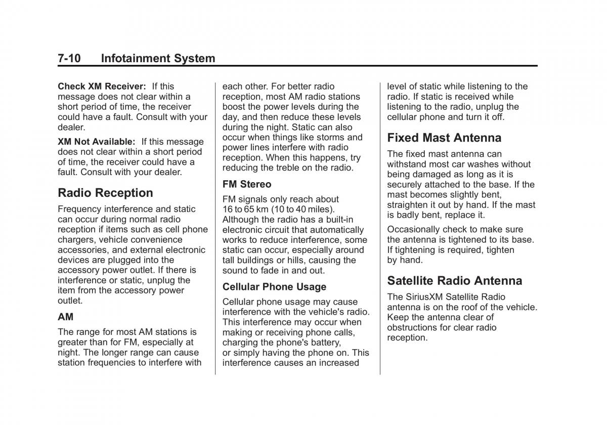 Chevrolet Captiva owners manual / page 160