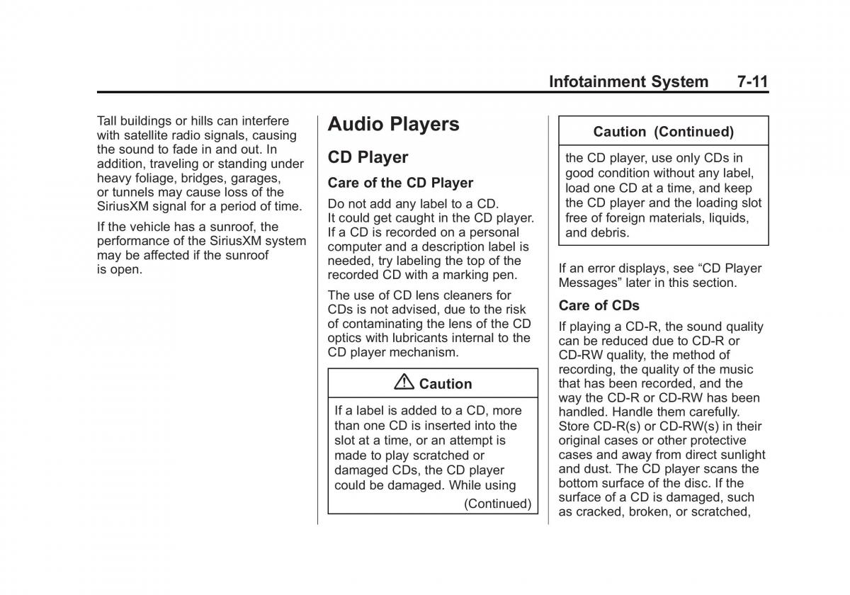 Chevrolet Captiva owners manual / page 161