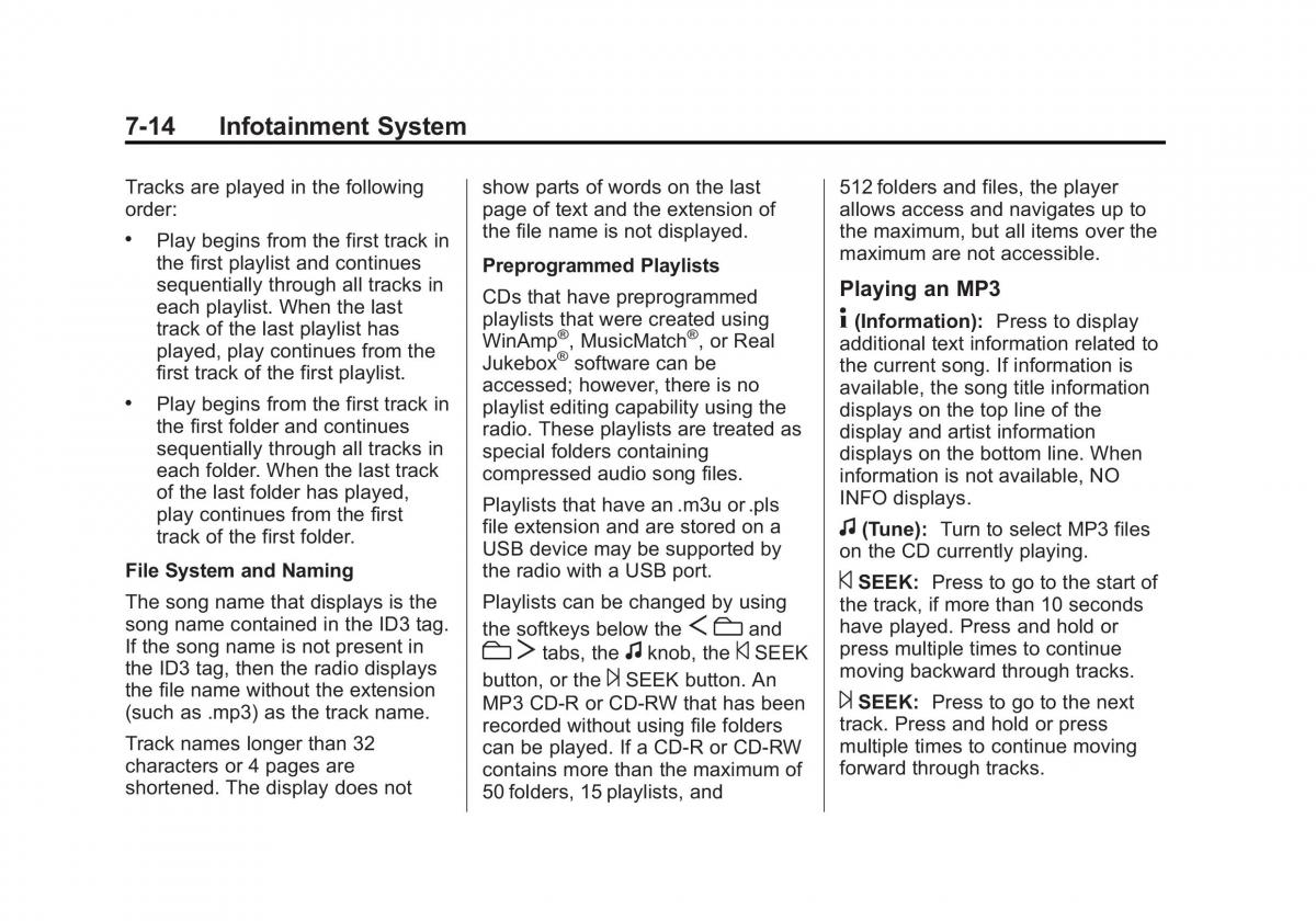 Chevrolet Captiva owners manual / page 164