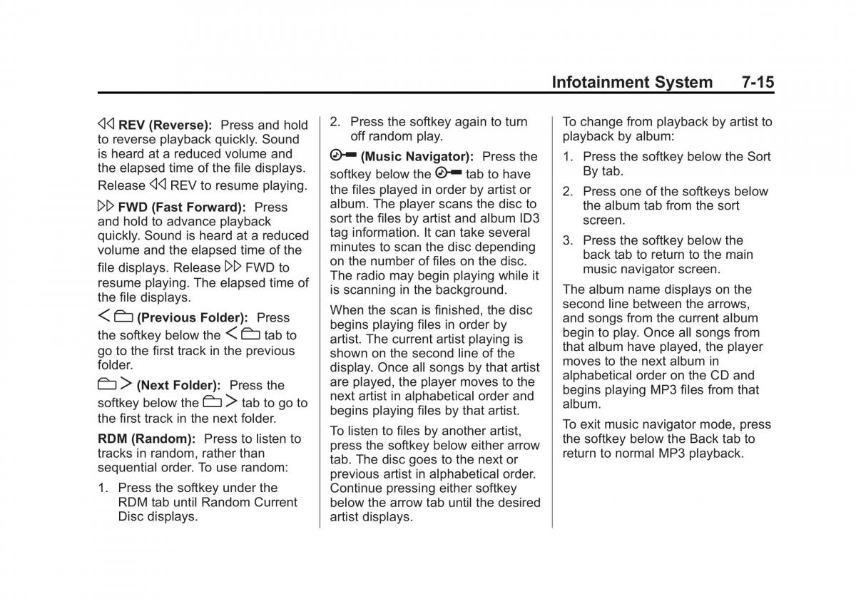 Chevrolet Captiva owners manual / page 165