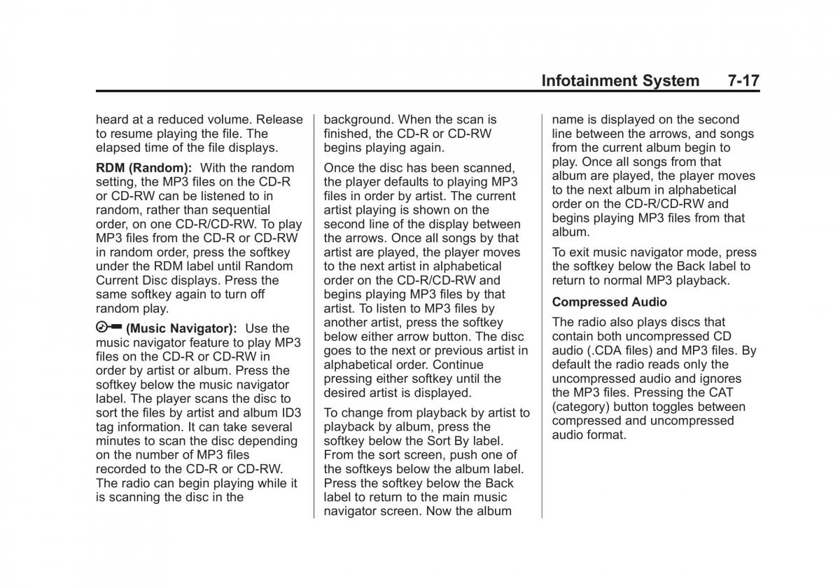 Chevrolet Captiva owners manual / page 167