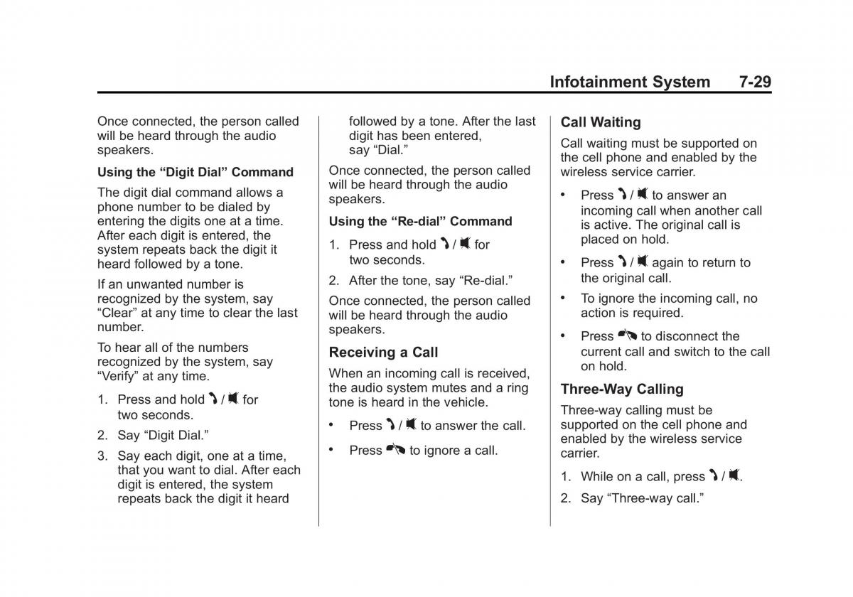 Chevrolet Captiva owners manual / page 179