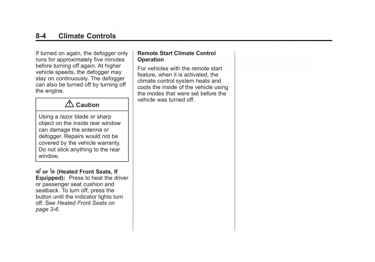 Chevrolet Captiva owners manual / page 186