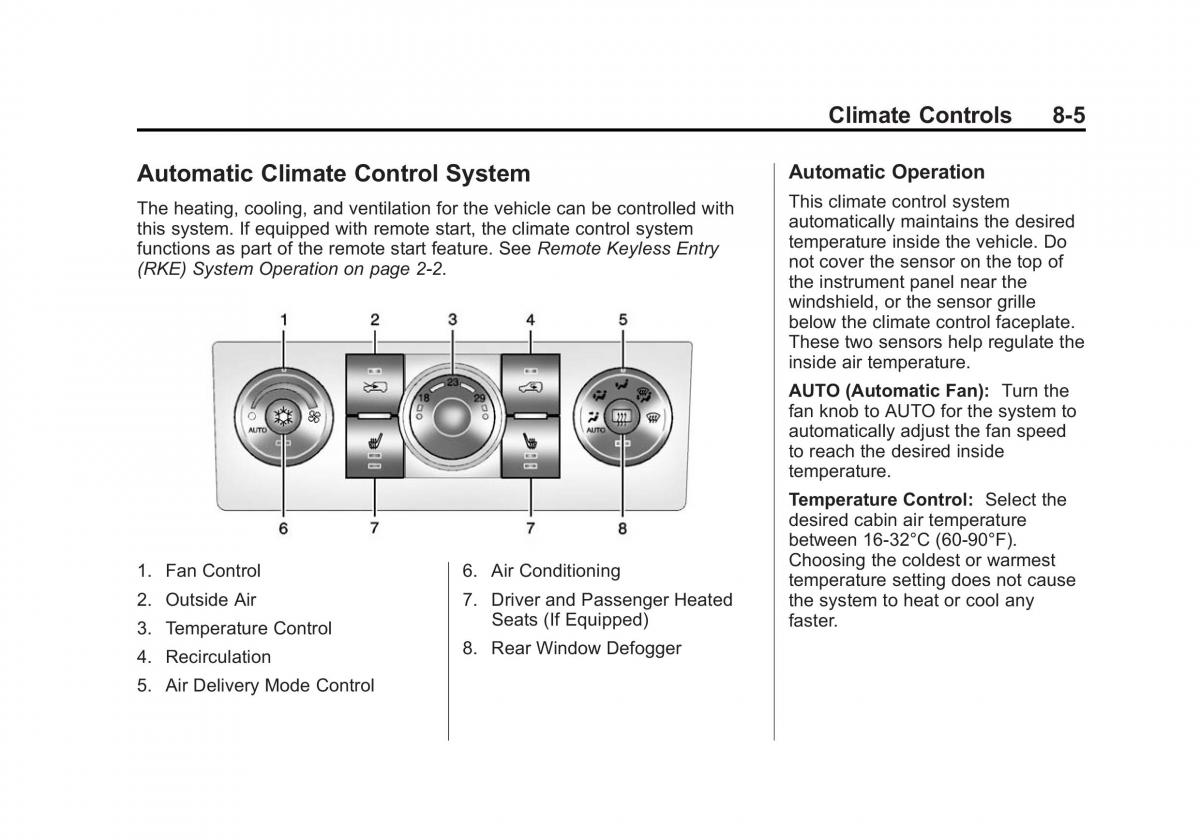 Chevrolet Captiva owners manual / page 187