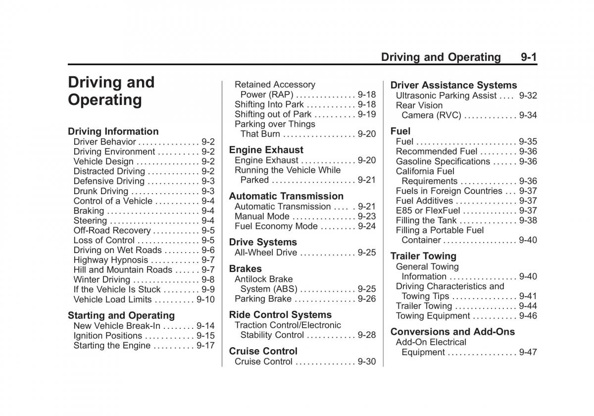 Chevrolet Captiva owners manual / page 193