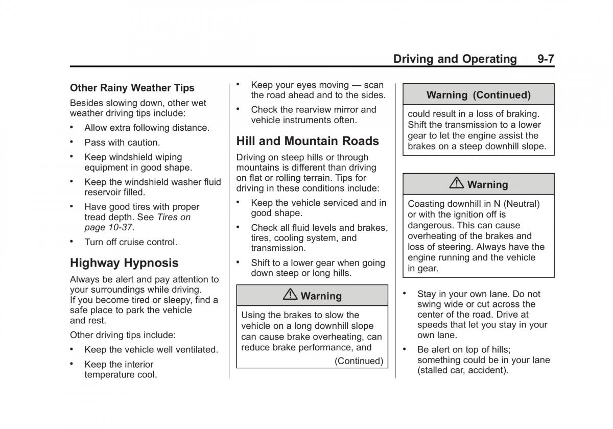 Chevrolet Captiva owners manual / page 199