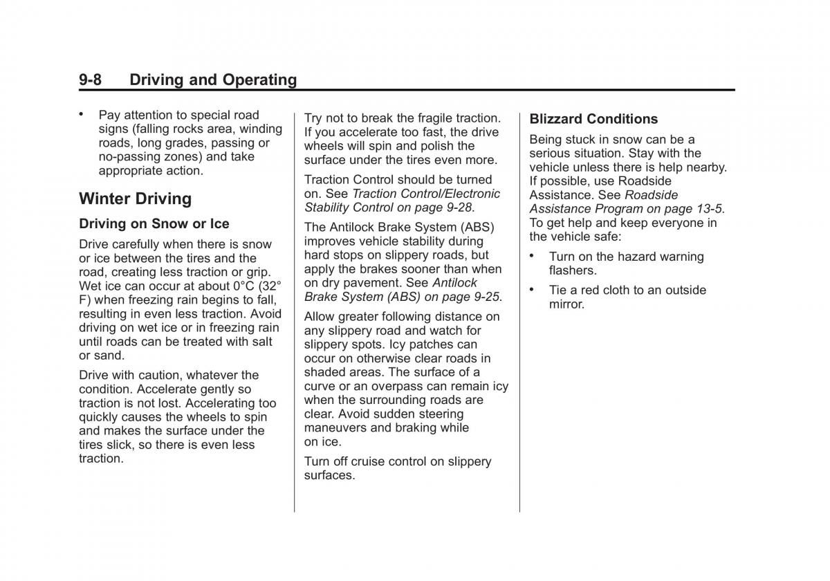 Chevrolet Captiva owners manual / page 200