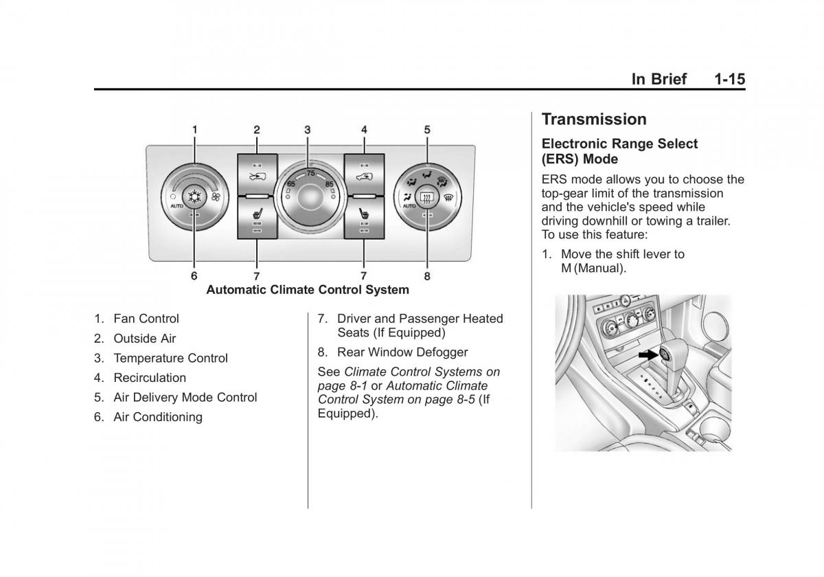 Chevrolet Captiva owners manual / page 21