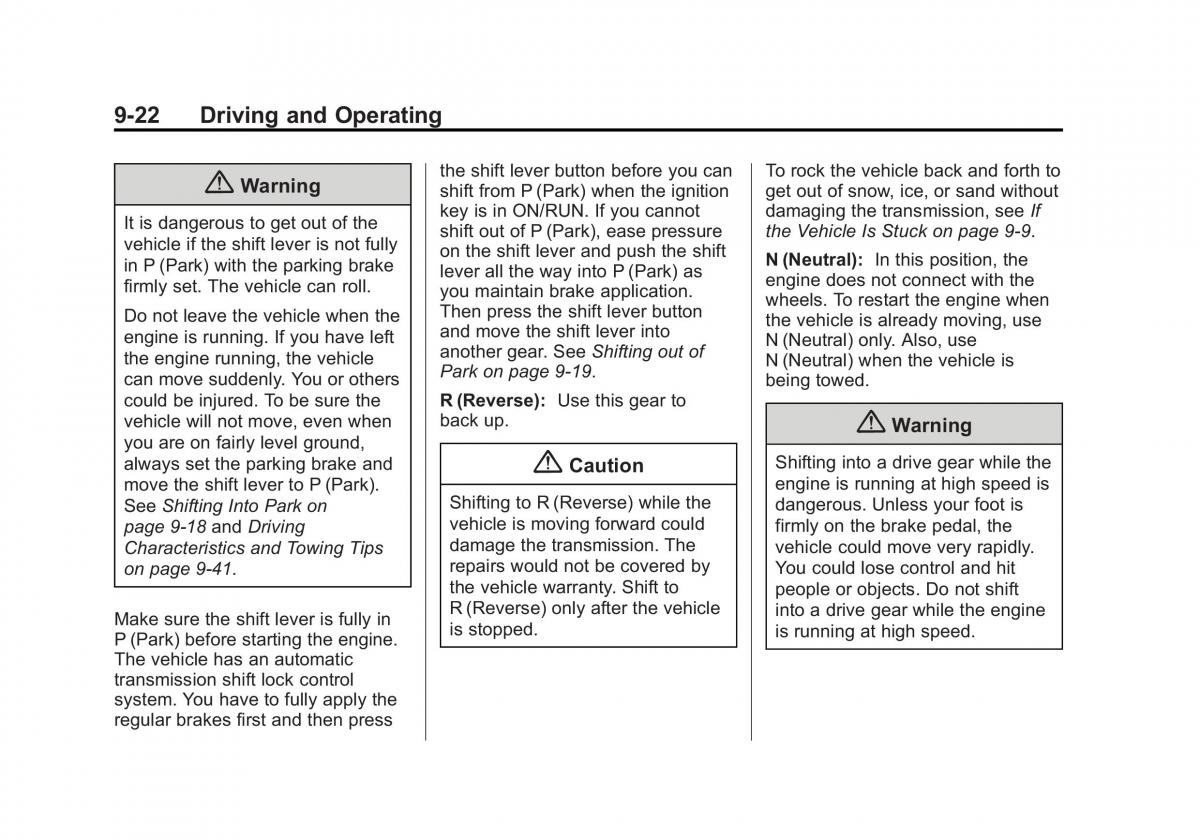 Chevrolet Captiva owners manual / page 214