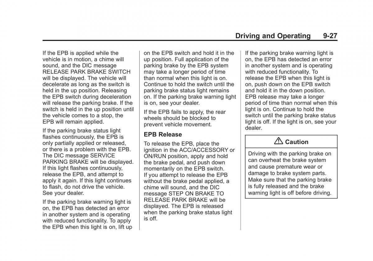 Chevrolet Captiva owners manual / page 219