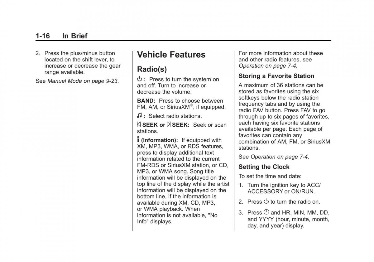 Chevrolet Captiva owners manual / page 22