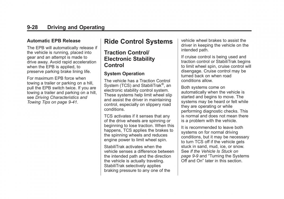 Chevrolet Captiva owners manual / page 220