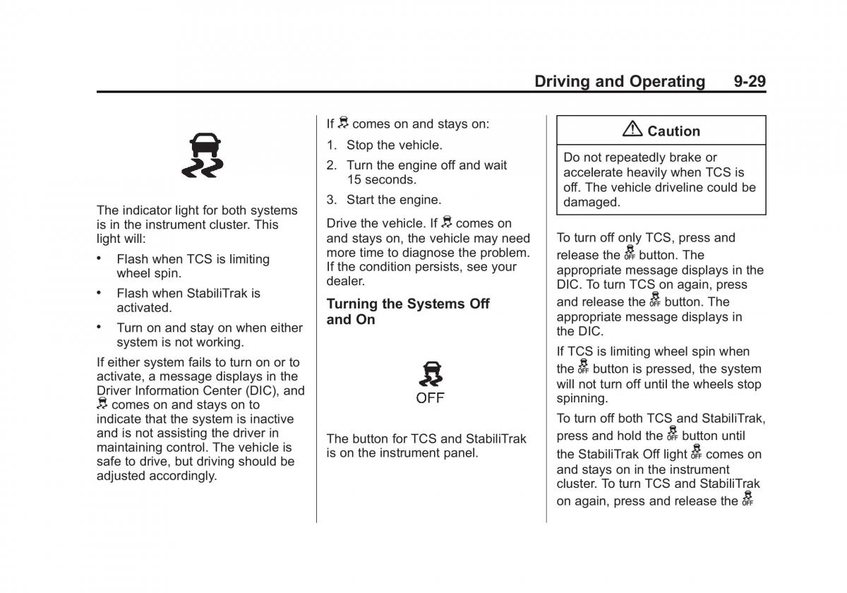 Chevrolet Captiva owners manual / page 221