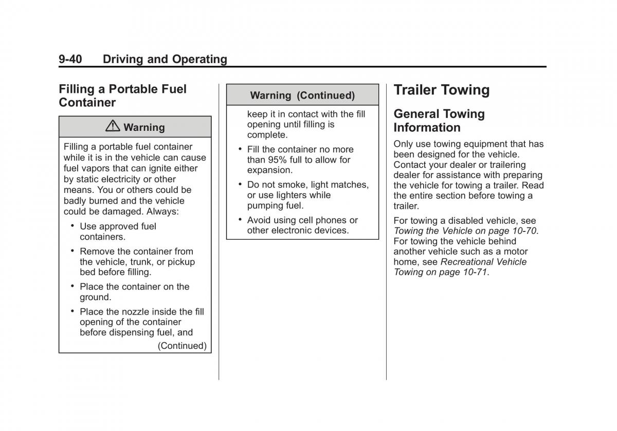 Chevrolet Captiva owners manual / page 232