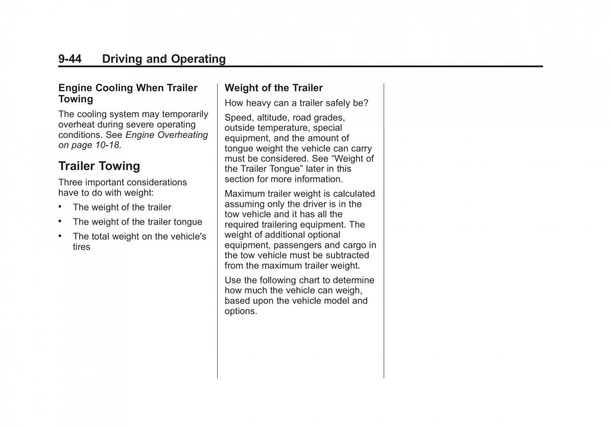 Chevrolet Captiva owners manual / page 236