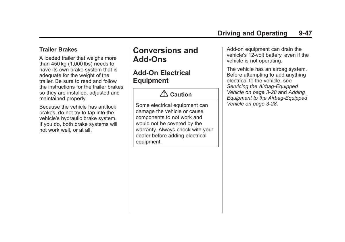 Chevrolet Captiva owners manual / page 239