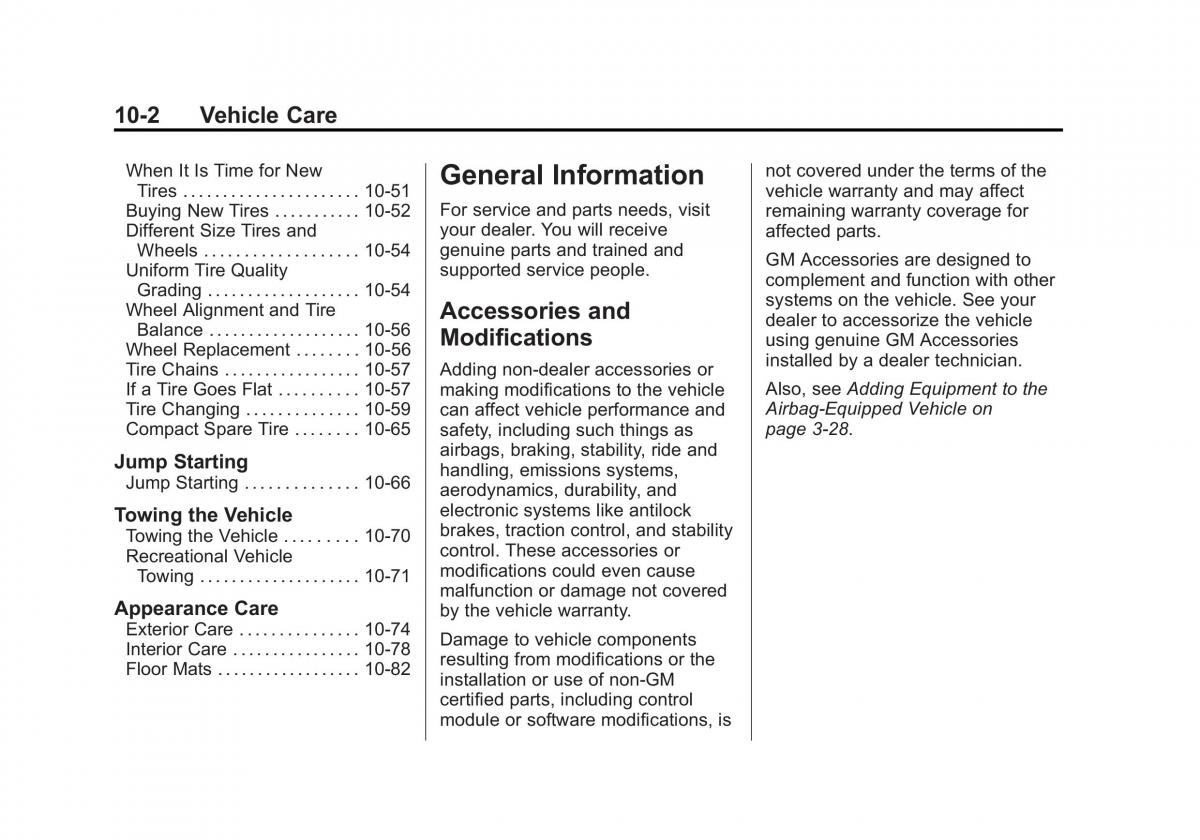 Chevrolet Captiva owners manual / page 242