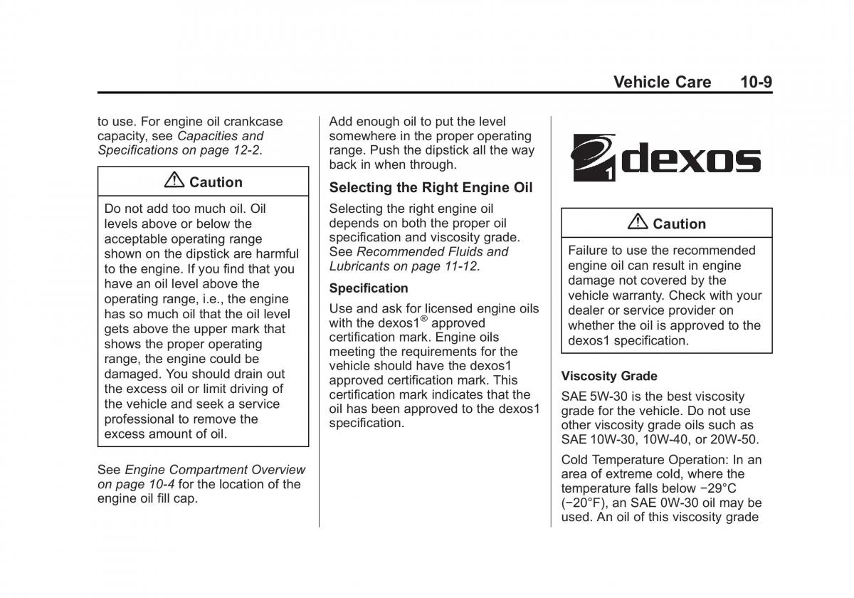 Chevrolet Captiva owners manual / page 249