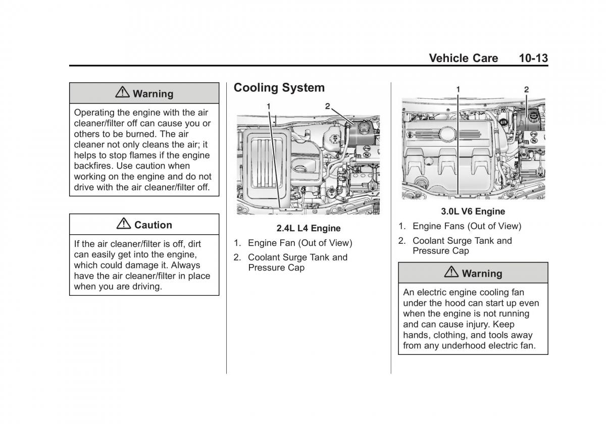 Chevrolet Captiva owners manual / page 253