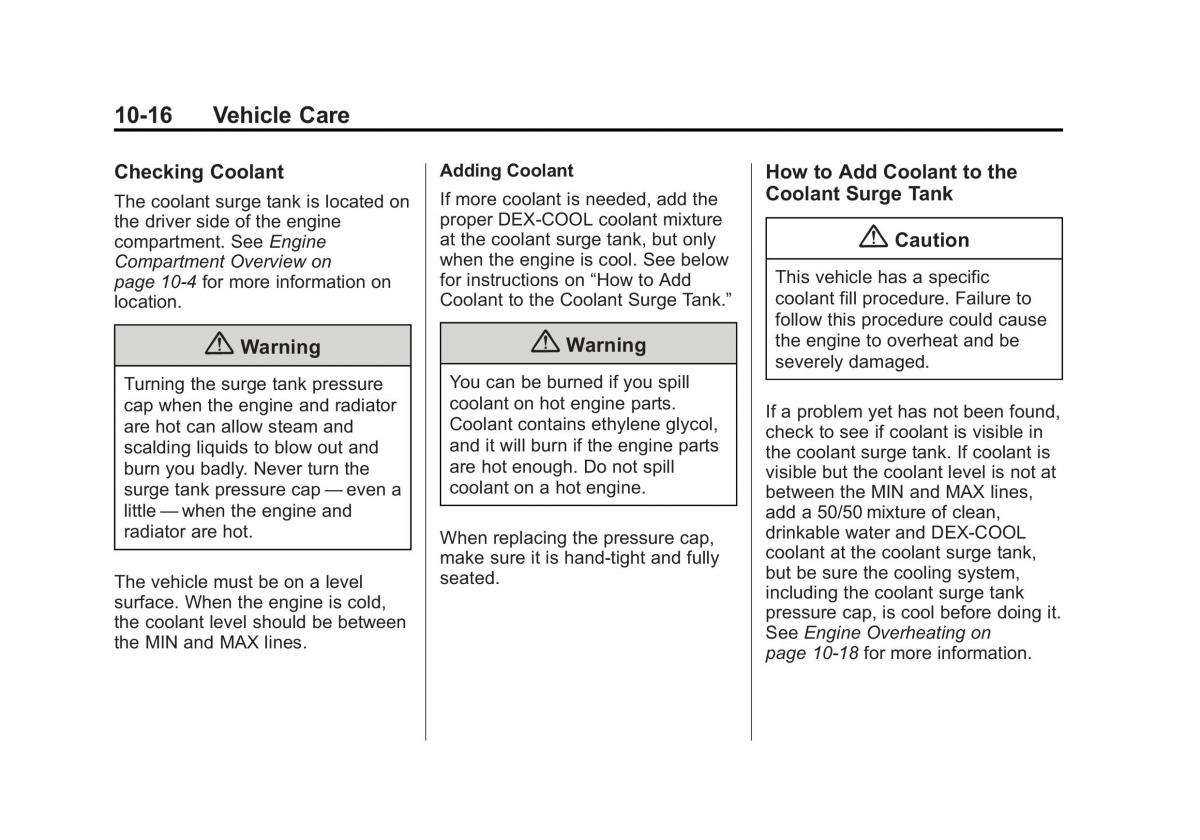 Chevrolet Captiva owners manual / page 256