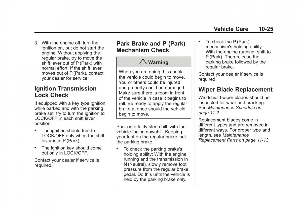 Chevrolet Captiva owners manual / page 265