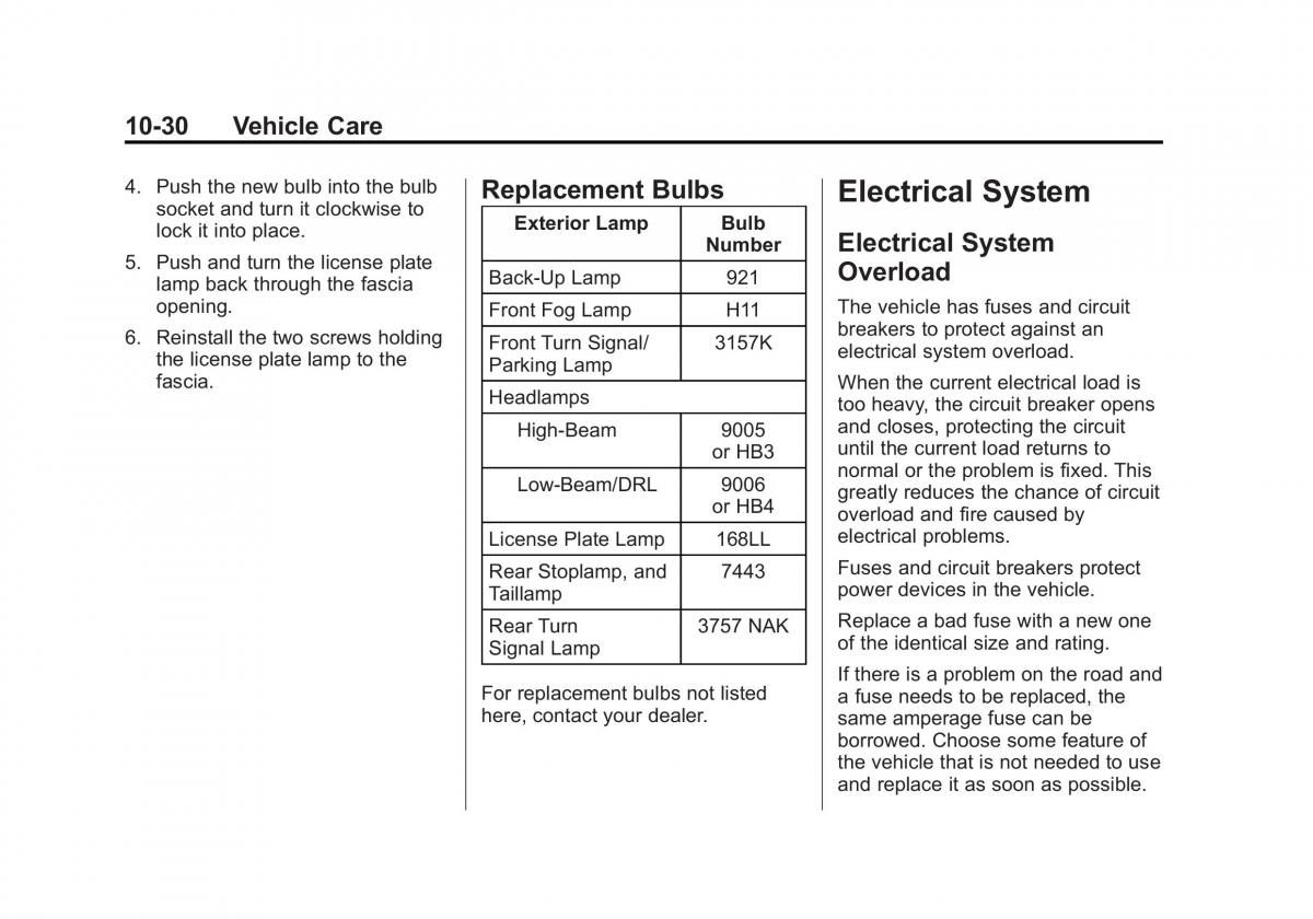 Chevrolet Captiva owners manual / page 270