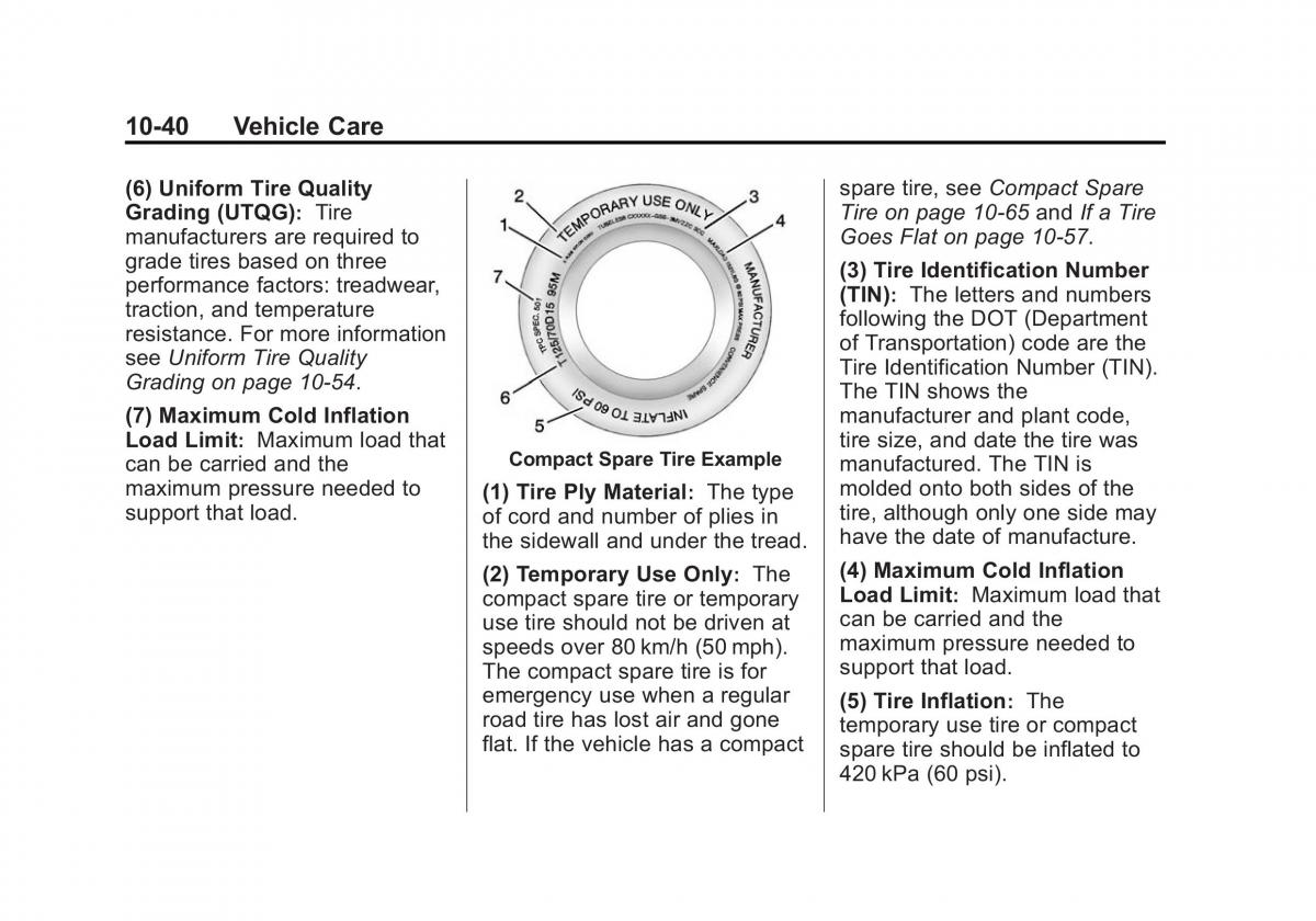 Chevrolet Captiva owners manual / page 280