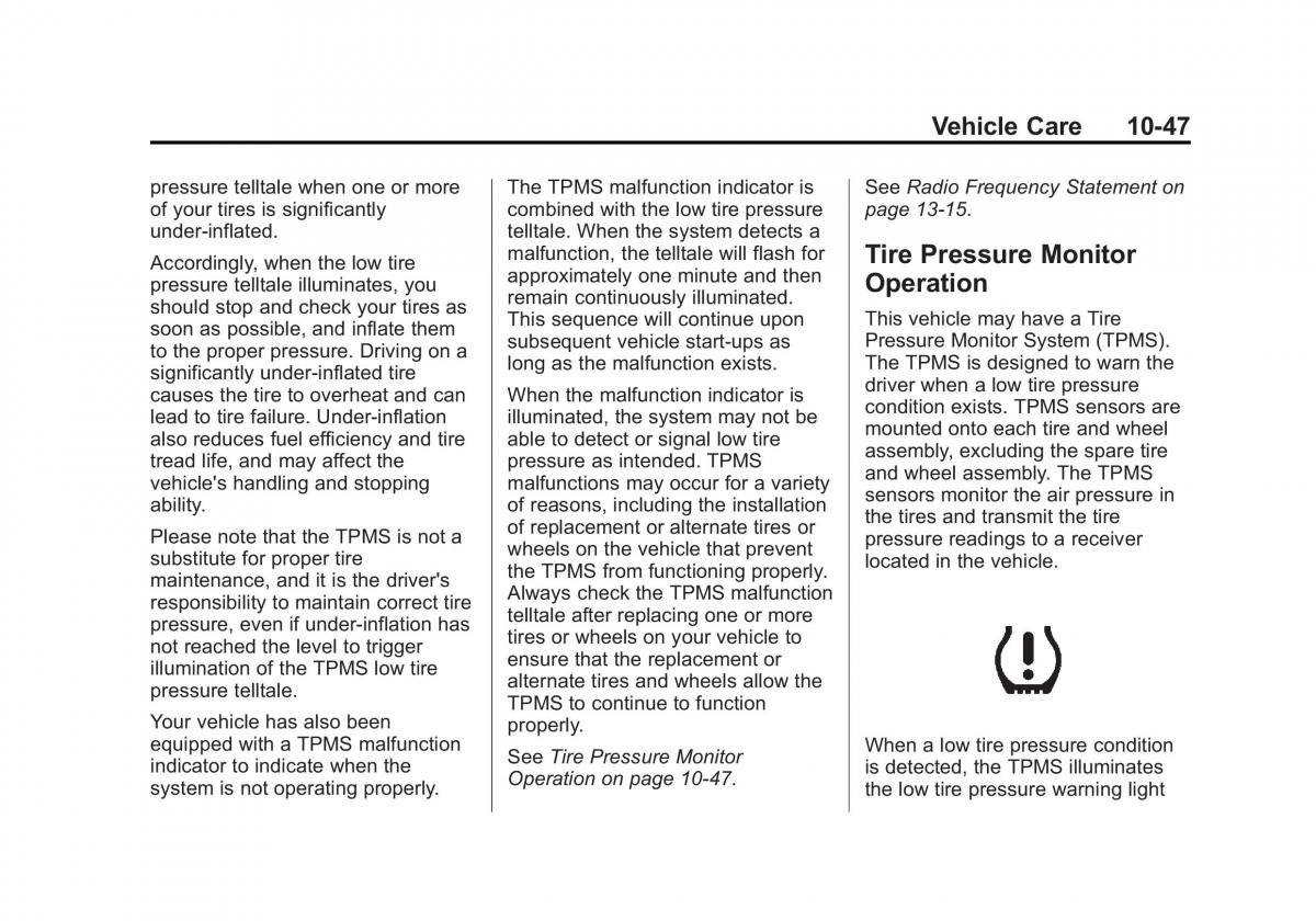 Chevrolet Captiva owners manual / page 287