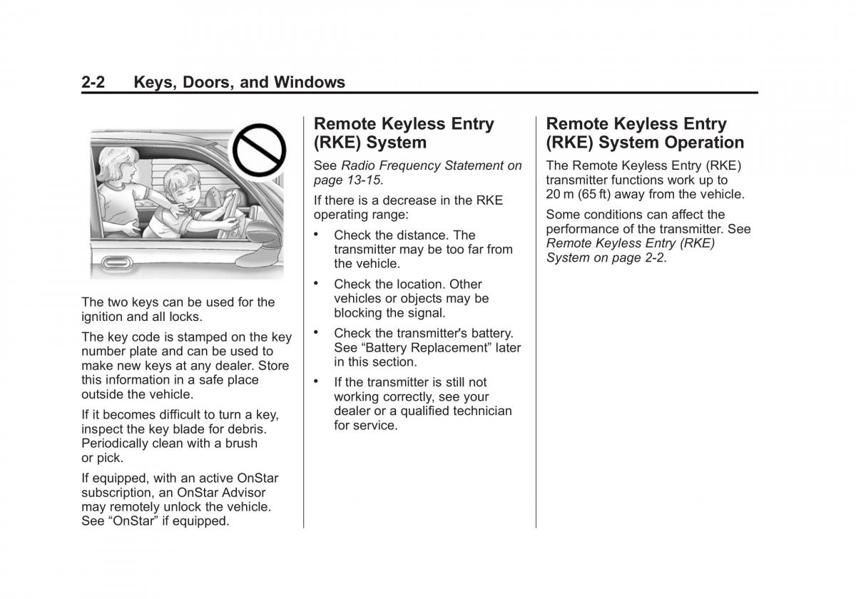 Chevrolet Captiva owners manual / page 30