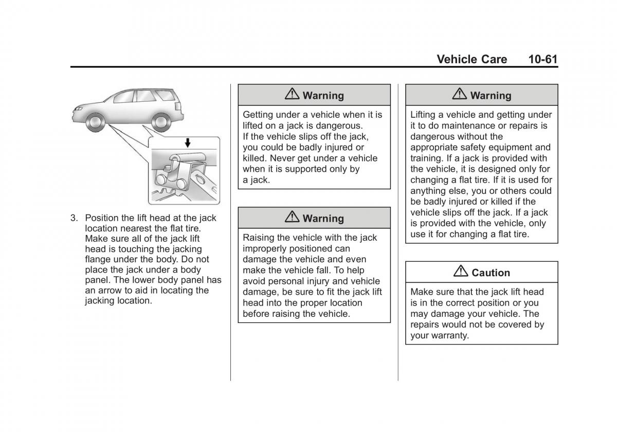 Chevrolet Captiva owners manual / page 301