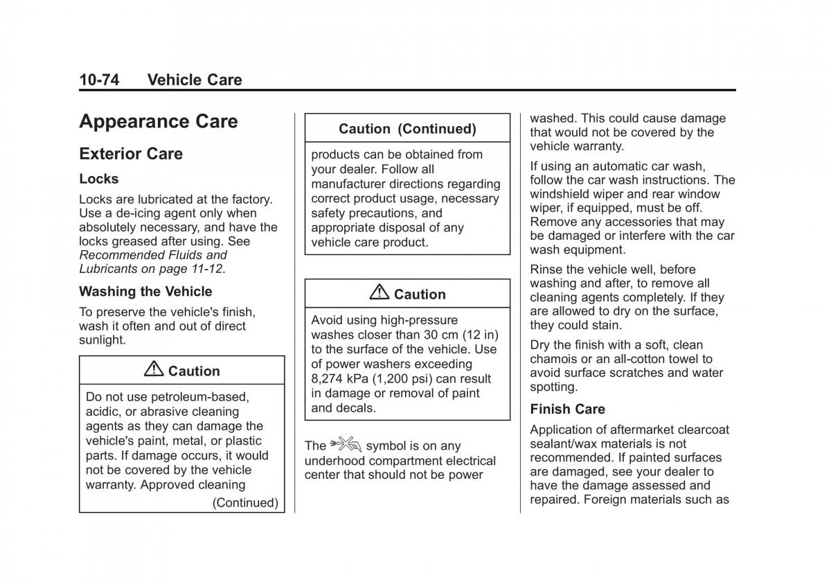 Chevrolet Captiva owners manual / page 314