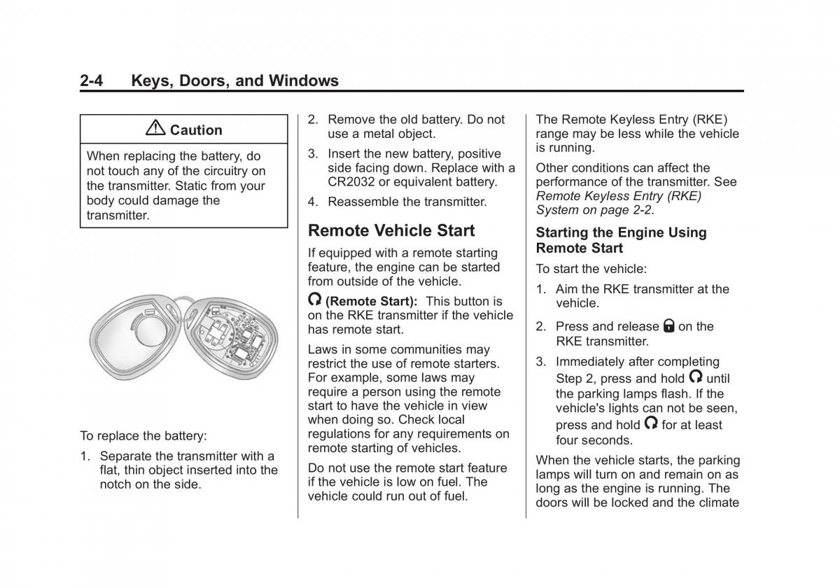 Chevrolet Captiva owners manual / page 32